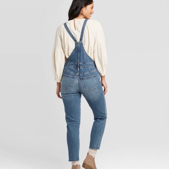 Women’s medium jeans jumpsuit-14 - Picture 2 of 5